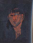 Amedeo Modigliani, Head of a young Woman (mk39)
